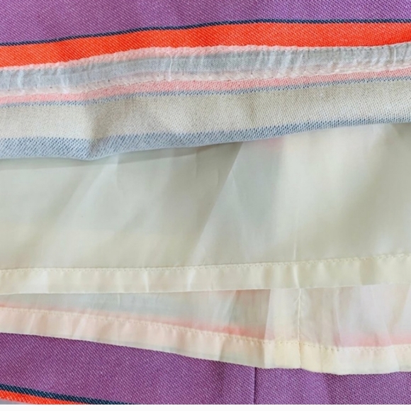 J. CREW Striped Mini Skirt, Size 10 - Picture 5 of 5
